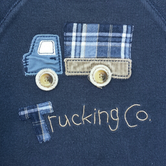 KRU 2-Pc. Set Tan Corduroy Overalls & Navy Shirt - Picture 5 of 16